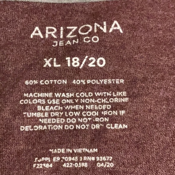 Arizona Jean Company Brown and Yellow Short Sleeve Tee - Picture 3 of 3